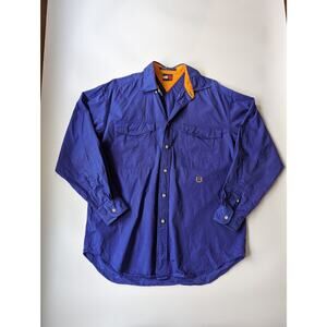 Tommy Hilfiger Medium Purple Vintage Button Down Men's Shirt